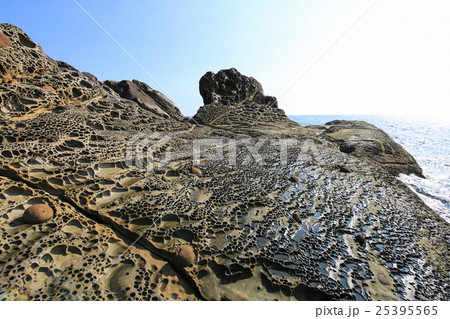 高知県土佐清水市　見残し海岸の風景 25395565