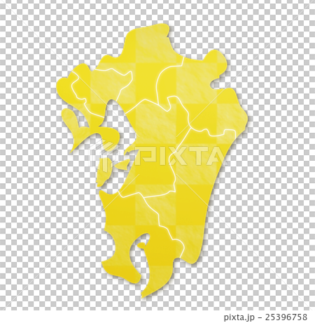 Kyushu Maps - Stock Illustration [25396758] - PIXTA