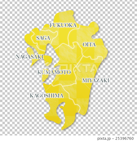 九州地図 九州地図 25396760