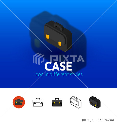 Case icon in different style 25396788