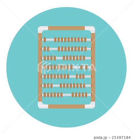 Calculator abacus icon 25397184