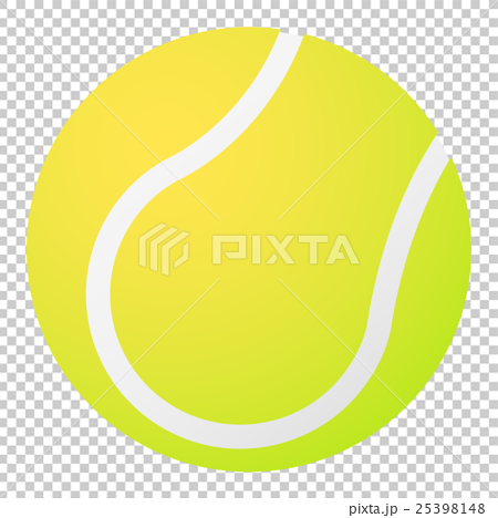 テニスボールのイラストのイラスト素材 25398148 Pixta
