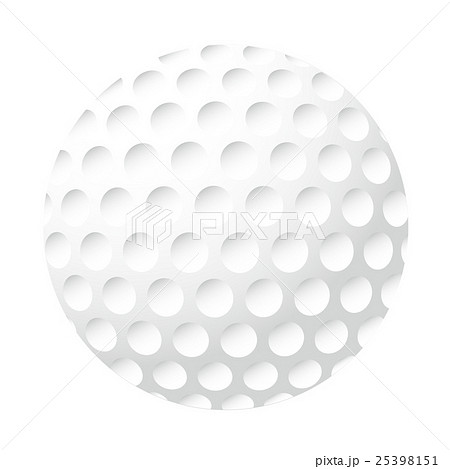 ゴルフボールのイラストのイラスト素材 25398151 Pixta