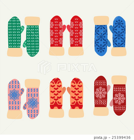 Cute set with mittens. 25399436