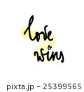 Love wins, modern lettering 25399565