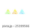 Abstract watercolor triangles 25399566