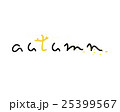 Autumn lettering, flat style 25399567