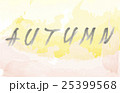 Autumn background and lettering 25399568