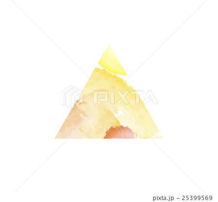 Abstract watercolor triangle Abstract watercolor triangle 25399569