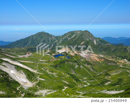 立山から望む室堂駅 立山から望む室堂駅 25400949