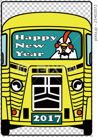 2017 New Year's card illustration 10 _ Old van _ 02 2017 New Year's card illustration 10 _ Old van _ 02 25402072