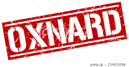 Oxnard red square stamp 25403096