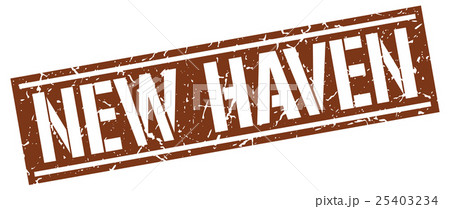 New Haven brown square stamp New Haven brown square stamp 25403234