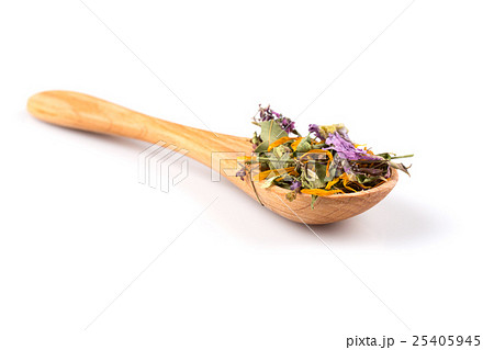 Dried herbal tea leaves 25405945