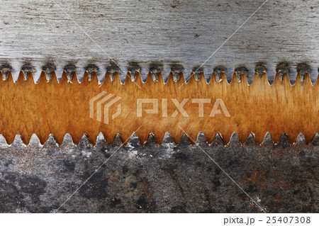 wood and saw blades, industrial grunge abstract 25407308