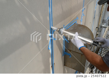 壁のシール打ち 25407522