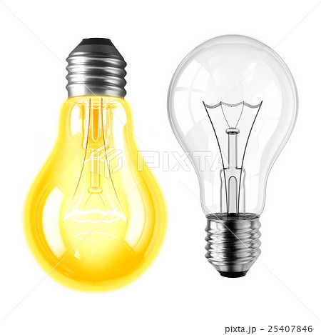Lamp bulbs. 3D illustration Lamp bulbs. 3D illustration 25407846