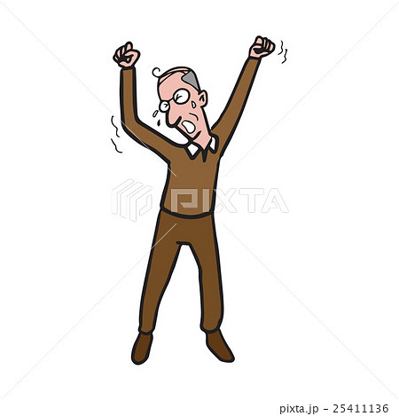 Yawining old man cartoon drawing Yawining old man cartoon drawing 25411136