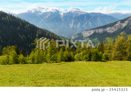 View to mountain Schwarzhorn on Bernese Alps 25415323