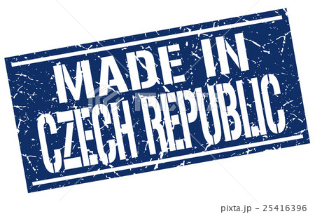 made in Czech Republic stamp 25416396