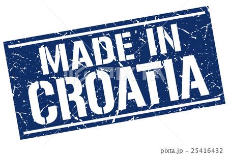 made in Croatia stamp made in Croatia stamp 25416432