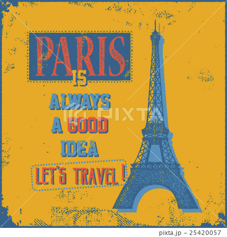 Vintage Touristic Greeting Card - Paris 25420057