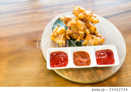 Cucur bawang or onion fritters, Malaysia food 25422724