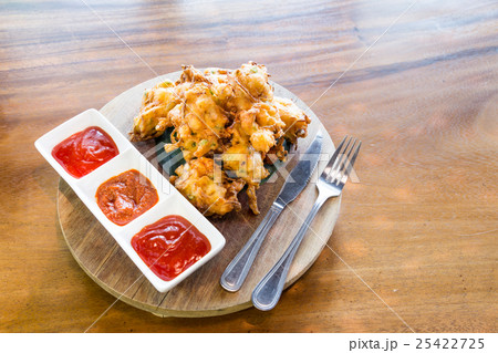 Cucur bawang or onion fritters, Malaysia food 25422725