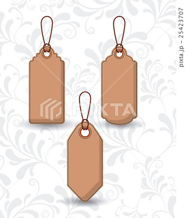 Isolated hanging tag design Isolated hanging tag design 25423707
