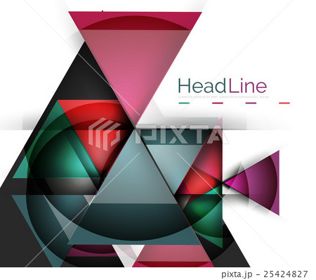 Triangle abstract background 25424827