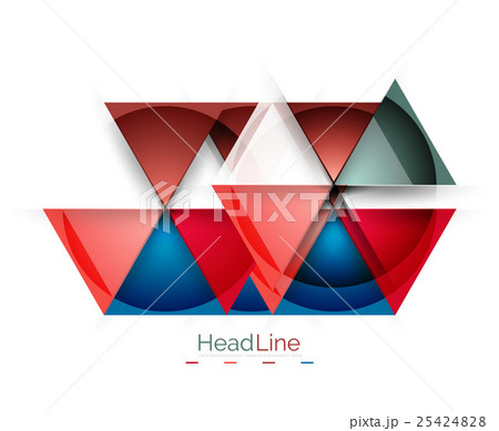 Triangle abstract background 25424828