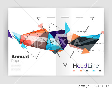 Business triangle design modern business annual Business triangle design modern business annual 25424913
