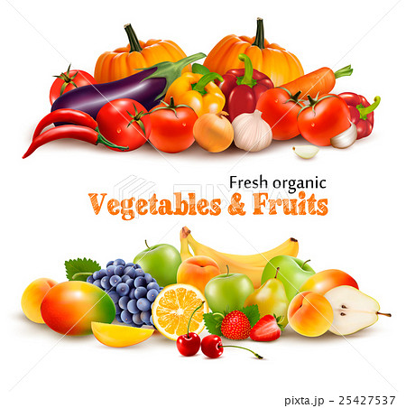 Background With Organic Fresh Vegetables. 25427537