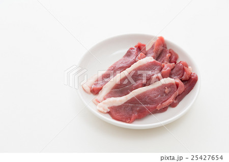 鴨肉 白バック 鴨肉 白バック 25427654