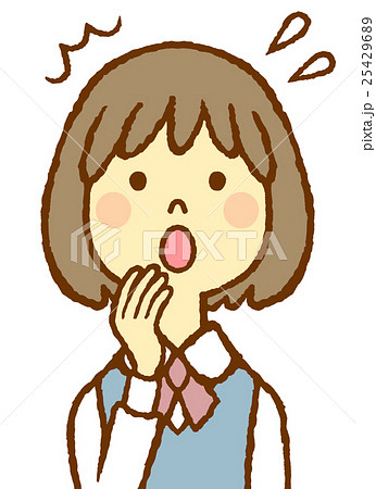 若い女性 制服 驚く 若い女性 制服 驚く 25429689