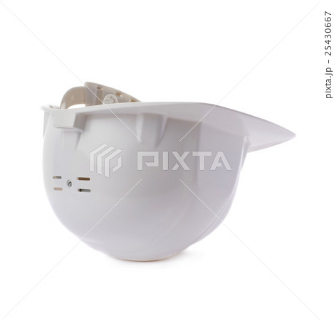 Plastic safety helmet over isolated white Plastic safety helmet over isolated white 25430667