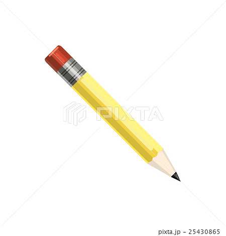 Pencil icon, cartoon style 25430865