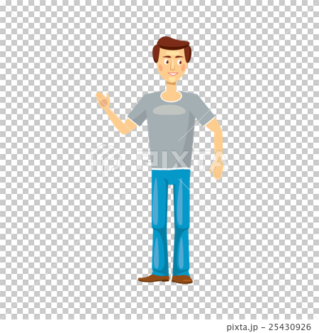 Dad icon in cartoon style 25430926