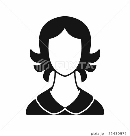 Woman icon, simple style Woman icon, simple style 25430975