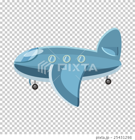 Blue airplane icon, cartoon style Blue airplane icon, cartoon style 25431298