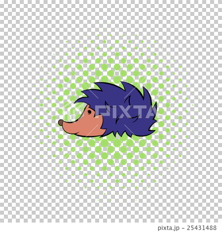 Hedgehog icon, pop-art style Hedgehog icon, pop-art style 25431488