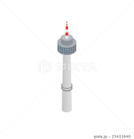 Tower in Seoul icon, isometric 3d style 25431640