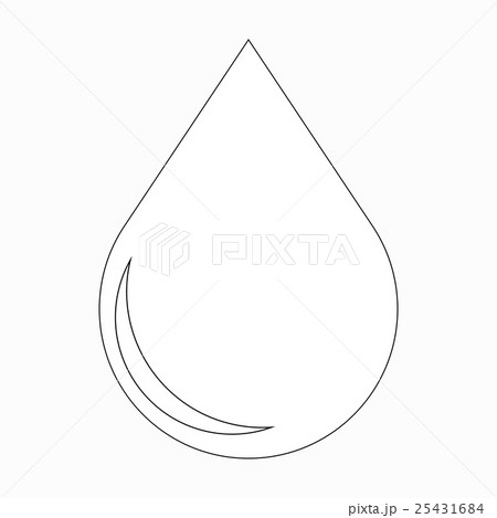 Drop icon, isometric 3d style 25431684