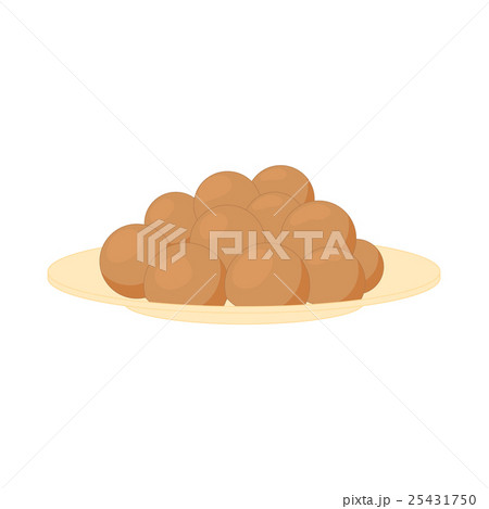 Falafel icon in cartoon style Falafel icon in cartoon style 25431750