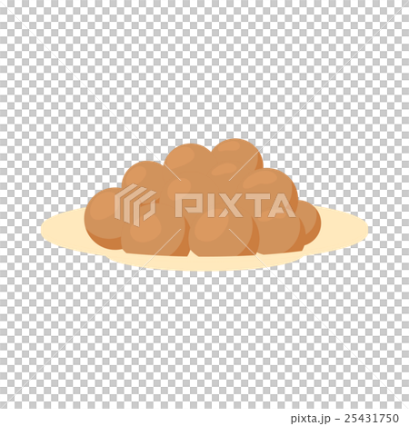 Falafel icon in cartoon style Falafel icon in cartoon style 25431750