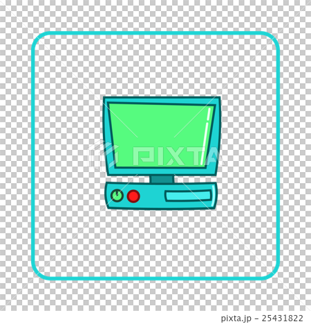 Old computer icon, simple style 25431822