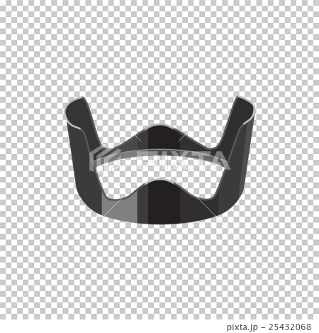 Lens hood icon, cartoon style 25432068