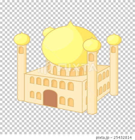Jumeirah Mosque, Dubai icon, cartoon style Jumeirah Mosque, Dubai icon, cartoon style 25432814