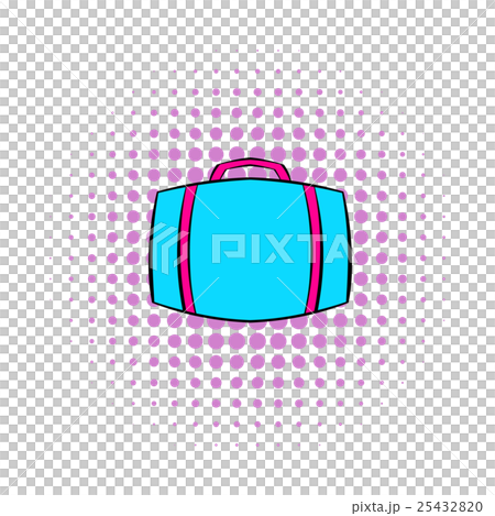 Travel suitcase icon, comics style Travel suitcase icon, comics style 25432820