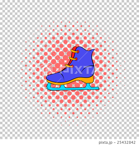 Skates icon, comics style Skates icon, comics style 25432842
